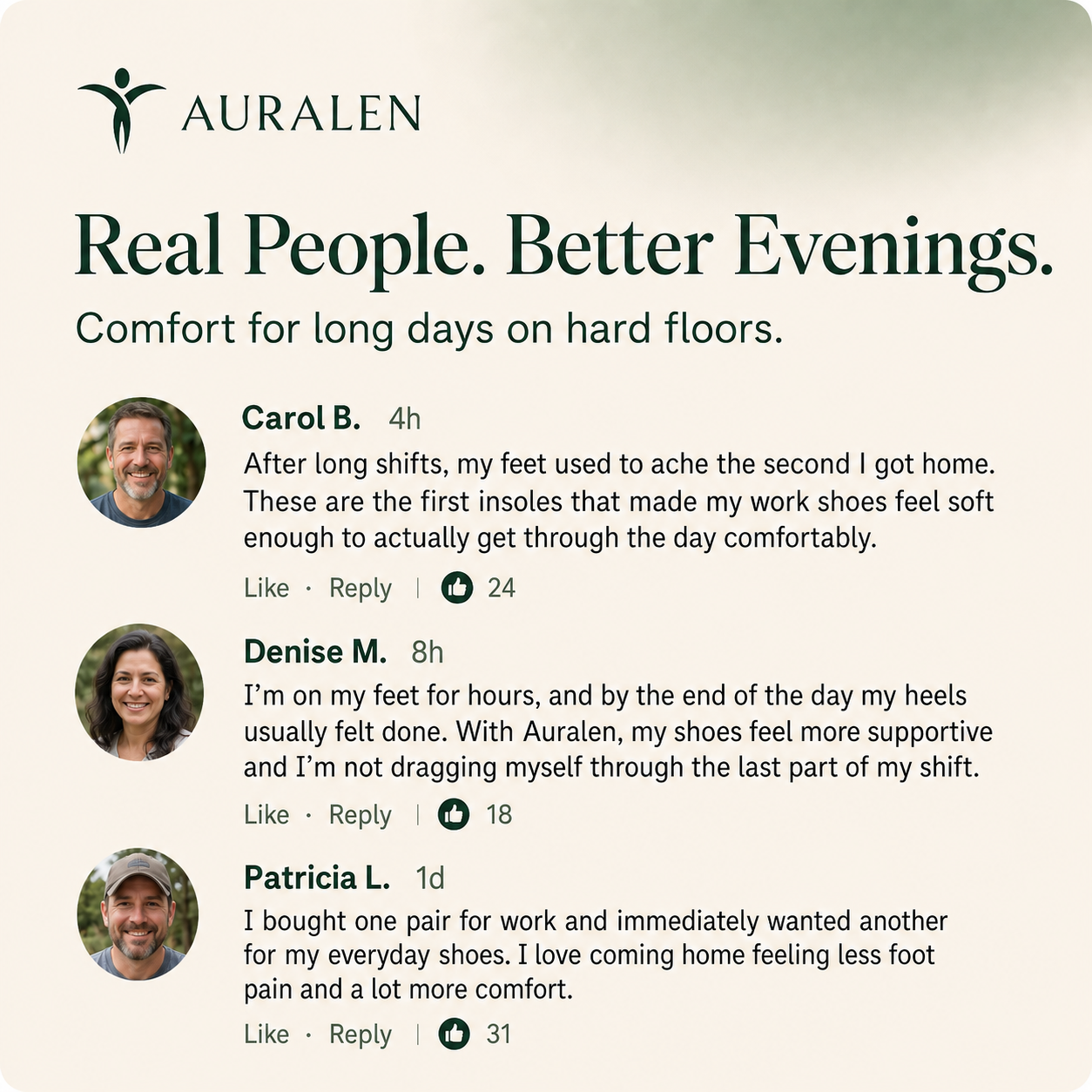 Auralen™ All-Day Comfort Insoles